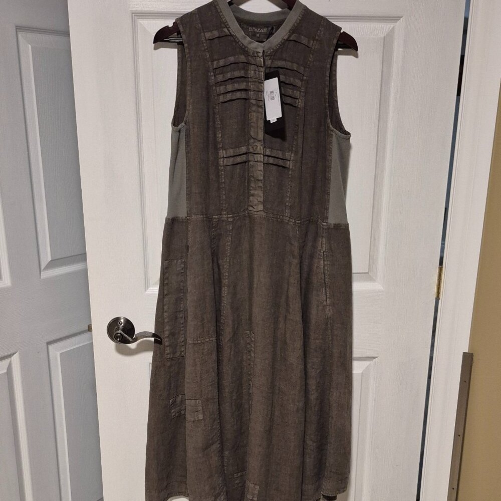 GRIZAS Linen Dress - Medium.   NWT